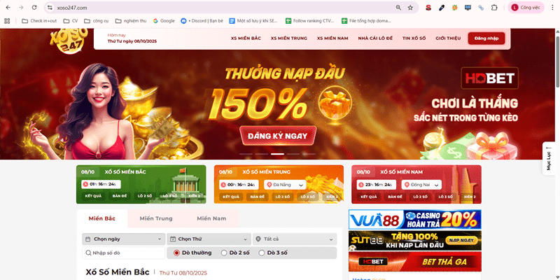 Xoso247 là địa chỉ đáng tin cậy để theo dõi kết quả xổ số